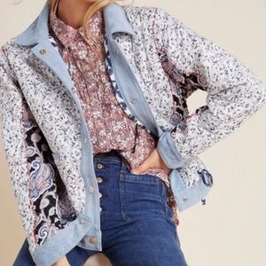 Blank NYC. quilted reversible denim jacket